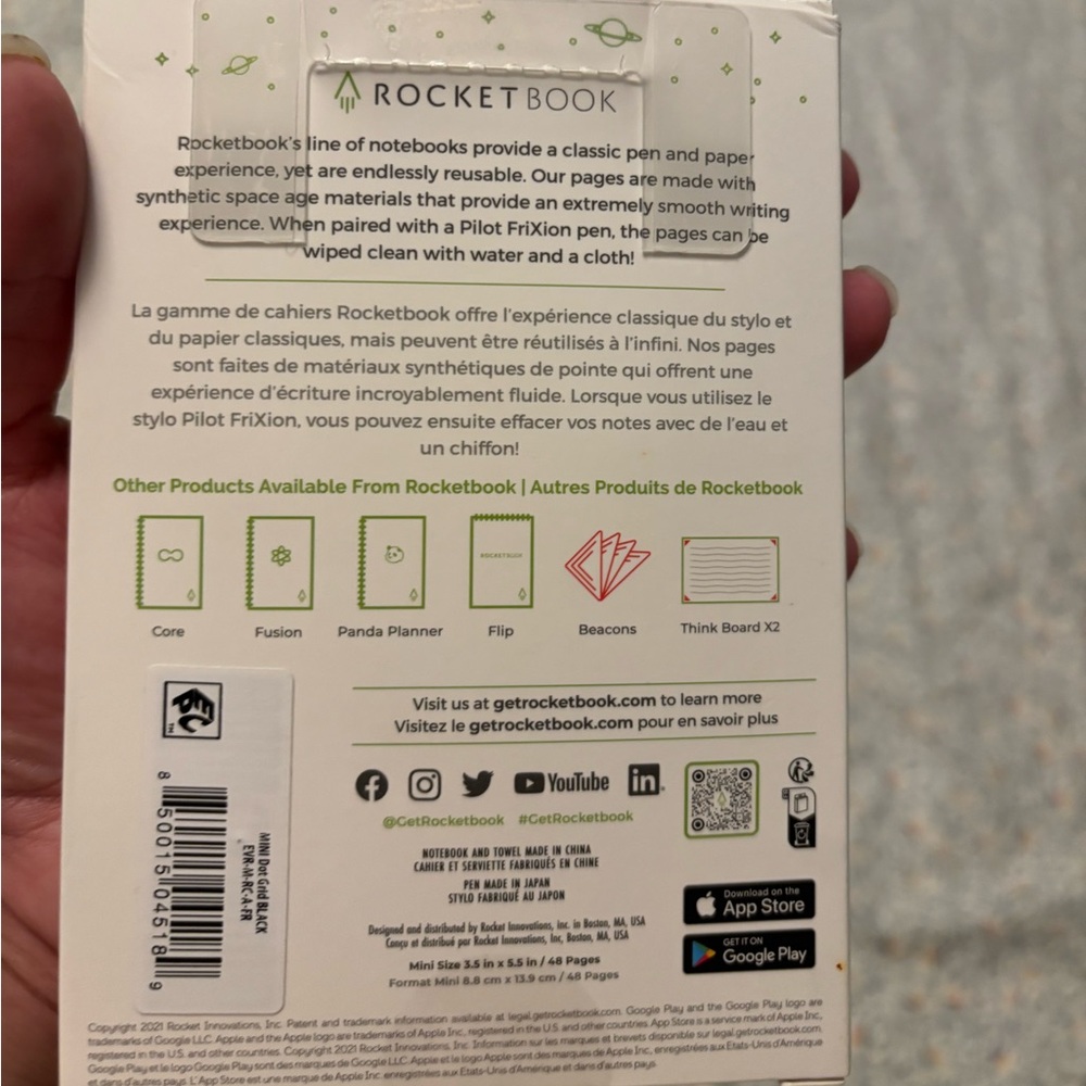 Rocketbook Mini Smart Notepad - Picture 2 of 2